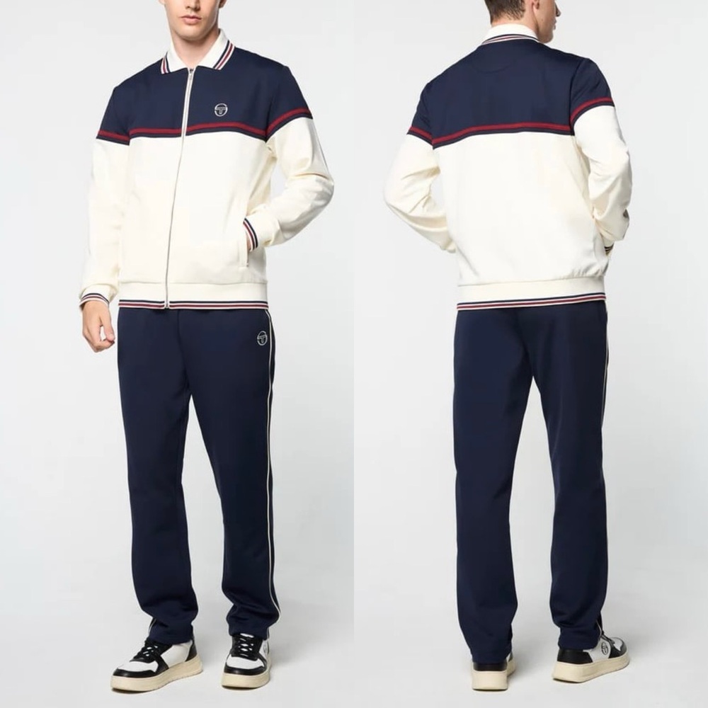 Men's Sergio Tacchini Navy | Gardenia | Burgundy Casual Trucksuits NWT